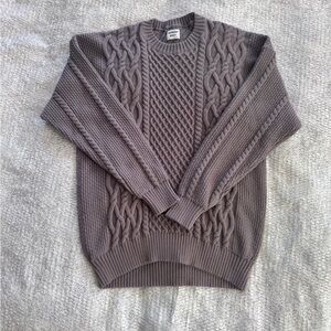 👍🏻💥💥SALE!!💥💥 Aritzia Sunday Best Cozy Brown Cable Knit Sweater